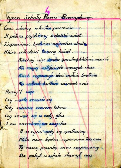 Dokument spisany ręką Stefana Moskala w okresie okupacji hitlerowskiej