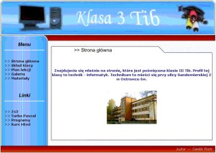 Klasa 3 Tib - technik informatyk - matura 2009r. - strona po aktualizacji we IX.2007r. Klasa 3 Tib - technik informatyk - matura 2009r. - strona po aktualizacji we IX.2007r.