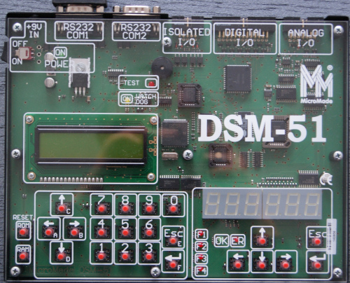 Układ mikroprocesorowy do nauki programowania mikrokontrolera 8051 Układ mikroprocesorowy do nauki programowania mikrokontrolera 8051