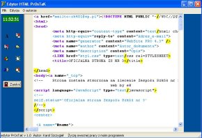 Edytor kodu HTML napisany w Delphi