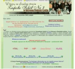 III wersja strony internetowej ZS 3 III wersja strony internetowej ZS 3