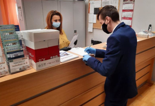 Odbi�r �wiadectw w okresie epidemii